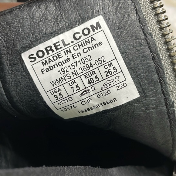 Sorel Blake Bootie Quarry Gray Women’s Size 9.5 NL3302-245 - Picture 4 of 12